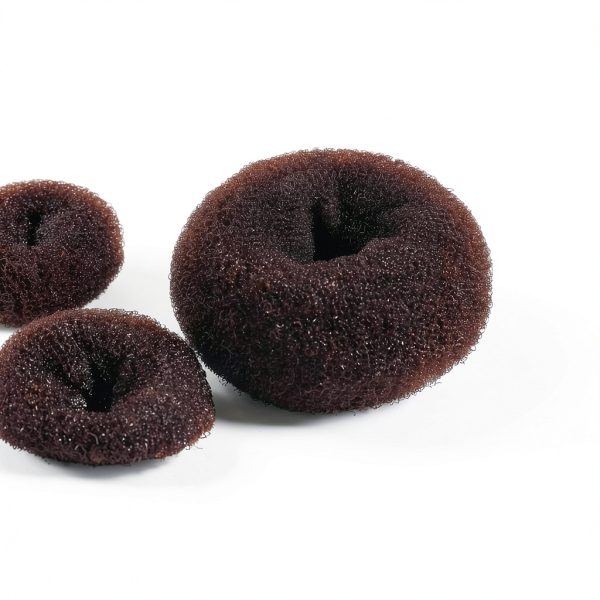 Hair Donut Bun Set FANDAMEI Black Styling Kit-5