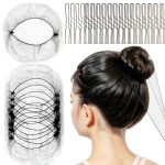 Tan Brown Hair Accessories Set FANDAMEI Beauty-0