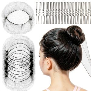 Tan Brown Hair Accessories Set FANDAMEI Beauty-0