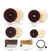 Hair Donut Bun Set FANDAMEI Black Styling Kit-3