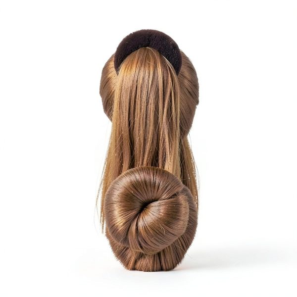 Hair Donut Bun Set FANDAMEI Black Styling Kit-4