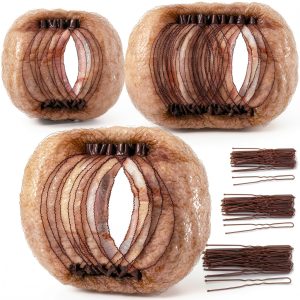 Hair Bun Net Kit Teenitor Spider Silk Mesh-0