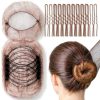 FANDAMEI Hair Bun Shaper Invisible Nylon Net-0