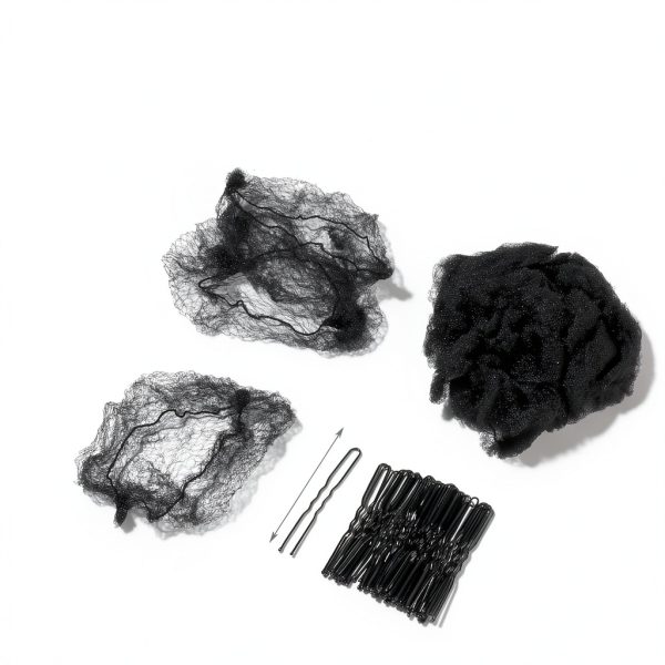 Tan Brown Hair Accessories Set FANDAMEI Beauty-1