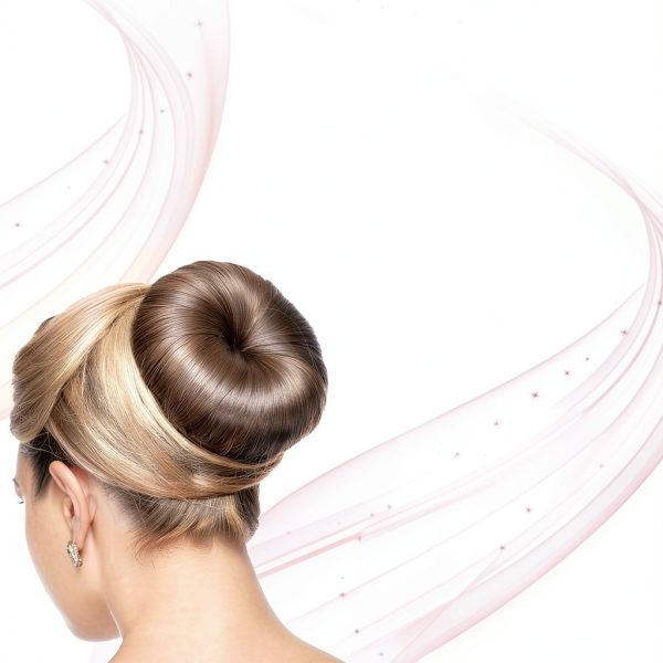 Andlane Hair Bun Shaper Updo Tool for Medium Hair Blonde Brown-2