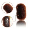 AEGYPIUS Bump It Hair Accessory Nylon Volume Buns Black Brown-3
