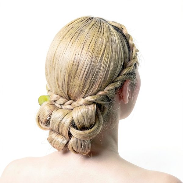 Hair Bun and Crown Shaper Weightless Volume Padding Dark Brown FEUNLEM-6