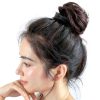 Arvintas Hair Bun Maker 10pcs Black Stretchable Donut for Easy Updos-4