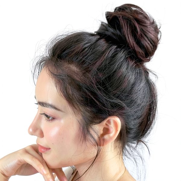 Arvintas Hair Bun Maker 10pcs Black Stretchable Donut for Easy Updos-4
