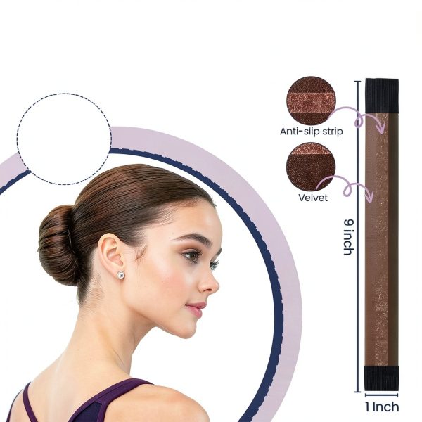 Hair Bun Maker Andlane Brown Hair Accessory for Medium Length Hair-1