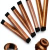 YANVIPERISK Hair Bun Maker Set 4-Piece Satin Cloth Elastic Hair Donut-0