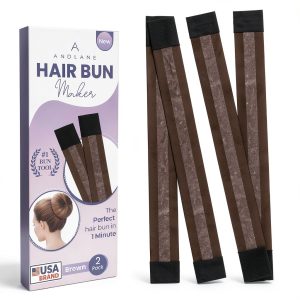 Hair Bun Maker Andlane Brown Hair Accessory for Medium Length Hair-0