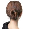 Arvintas Hair Bun Maker 10pcs Black Stretchable Donut for Easy Updos-3