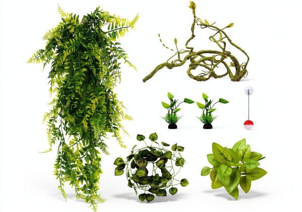 Bearded Dragon Habitat Vine QUOZUO Willow with Suction Cups 1175-QU-1