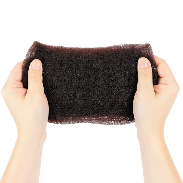 Hair Bun and Crown Shaper Weightless Volume Padding Dark Brown FEUNLEM-1