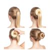 TsMADDTs Blonde Hair Bun Maker Set 3‑Piece Multi‑Size with Bobby Pins-2