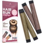 Andlane Hair Bun Shaper Updo Tool for Medium Hair Blonde Brown-0