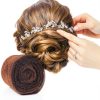 Hair Bun and Crown Shaper Weightless Volume Padding Dark Brown FEUNLEM-2