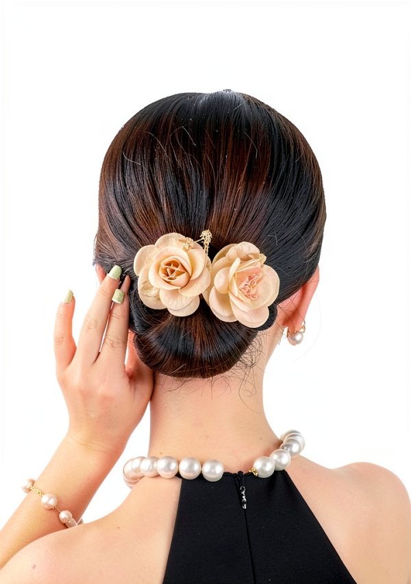 Takeberny Hair Bun Shaper Curler Double Butterflies Black Wings 3-Pack-0