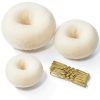 TsMADDTs Blonde Hair Bun Maker Set 3‑Piece Multi‑Size with Bobby Pins-0