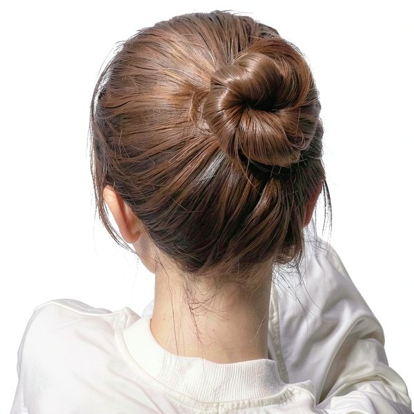 Arvintas Hair Bun Maker 10pcs Black Stretchable Donut for Easy Updos-2