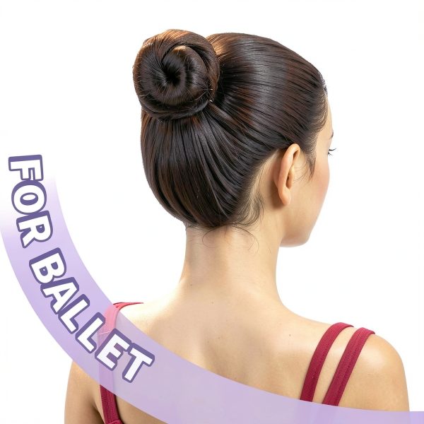Ballet Hair Accessories Kit YGDZ Black and Brown Hair Nets, Ties, Pins-3