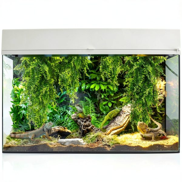Reptile Plants 2 Pack Leaves with Suction Cups QUOZUO-4