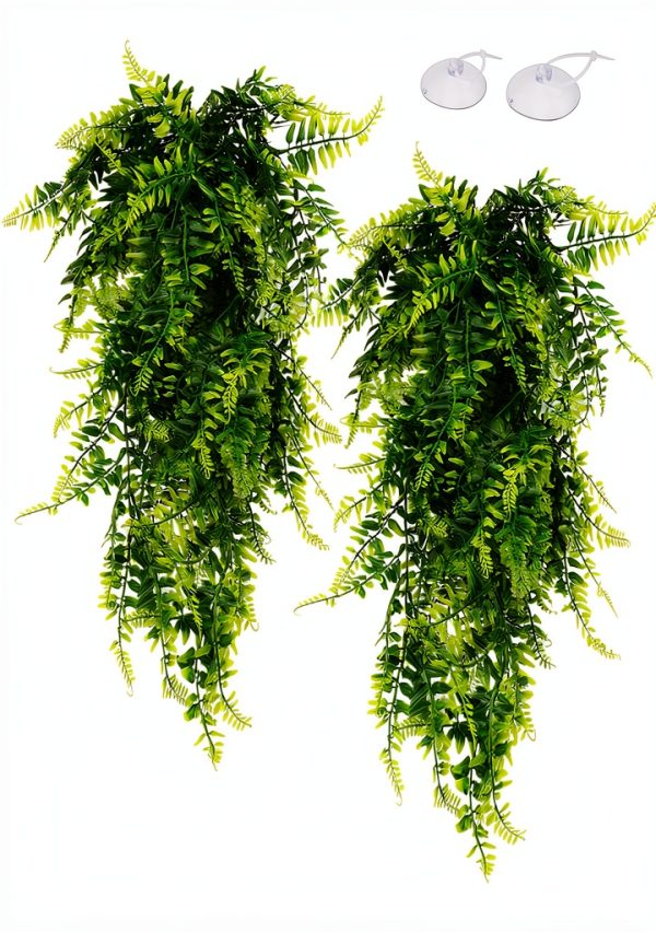 Reptile Plants 2 Pack Leaves with Suction Cups QUOZUO-0